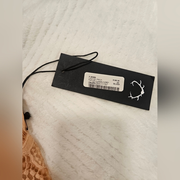 For Love & Lemon Summer Lilly Fairycore Mini Dress Pale Blush Size XS NWT - Picture 12 of 15